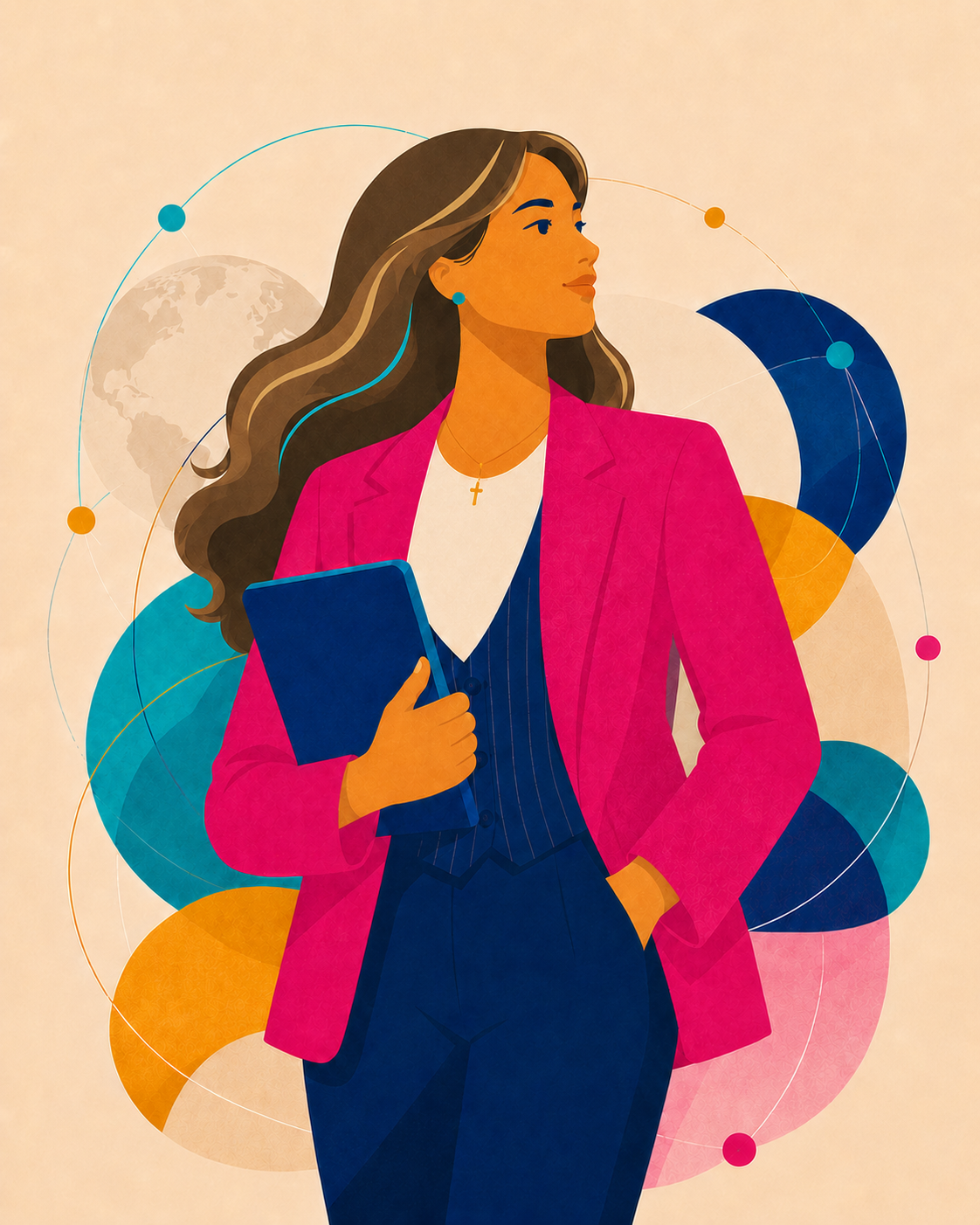Ilustración de Ángela Victoria Sarmiento Banegas